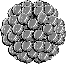 [drawing of 60-bead sphere array]